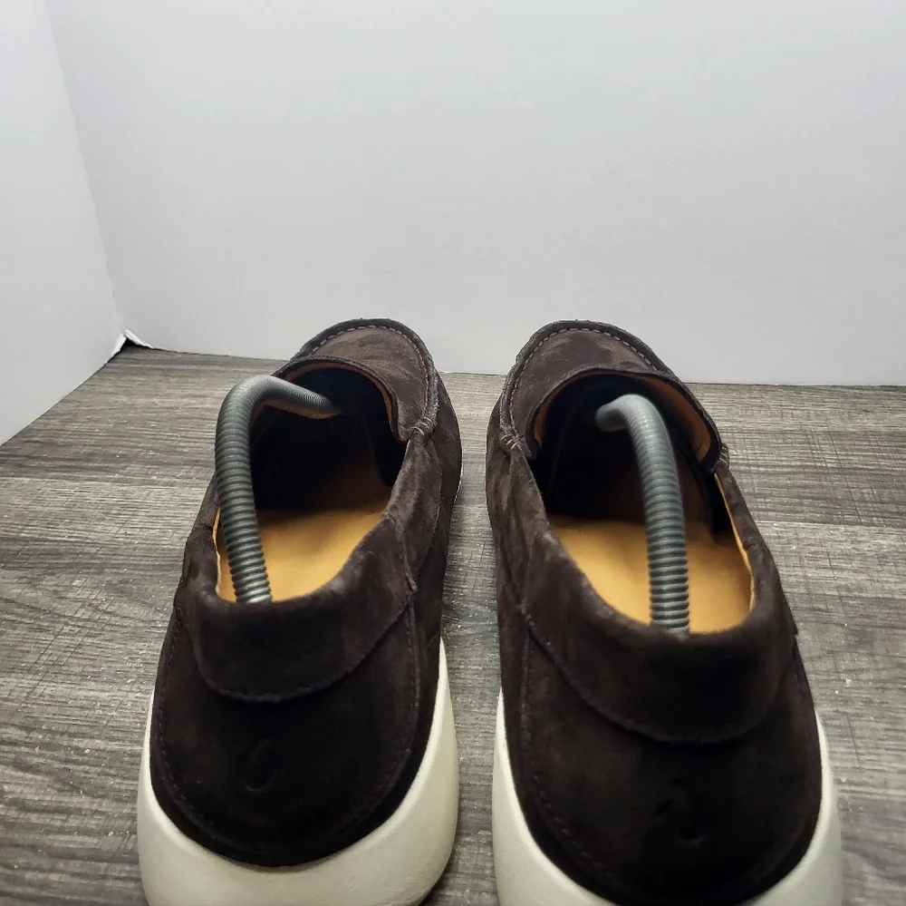 OluKai Ka'a Loafer Slip on Shoes Men's Size 11.5 Dark Brown New